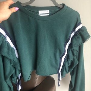 Urban outfitters vintage cropped sweatshirt
